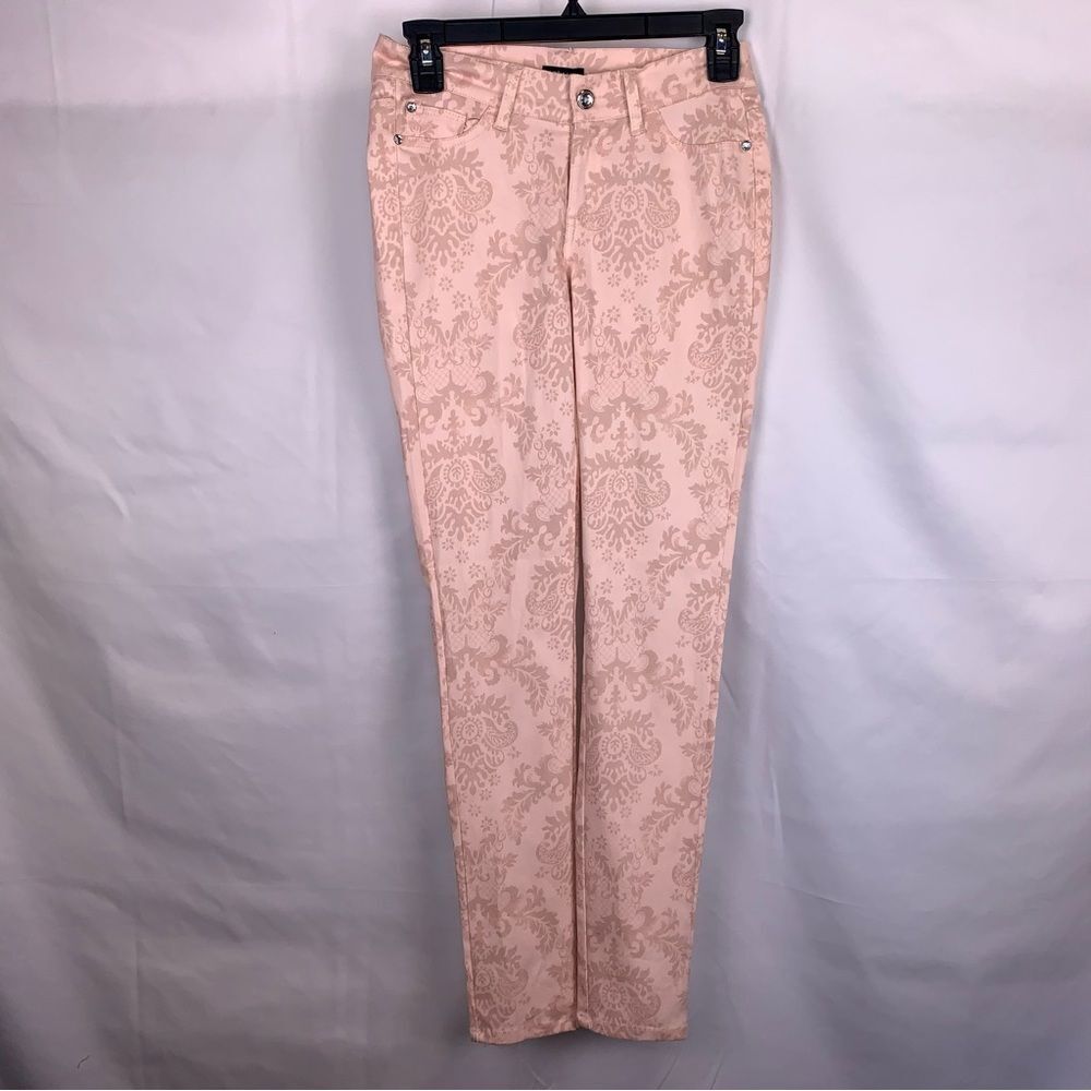 Only You Pink Printed Push Up Jeans